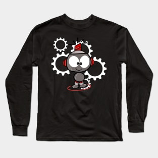 Robot Woot Woot Long Sleeve T-Shirt